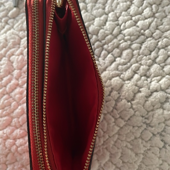 Authentic Coach Double Zip Wallet in Red - Picture 8 of 10